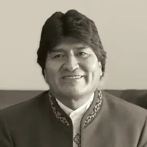 Retrato de Evo Morales Ayma