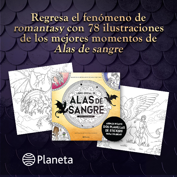 Banner Alas de sangre para colorear (US)