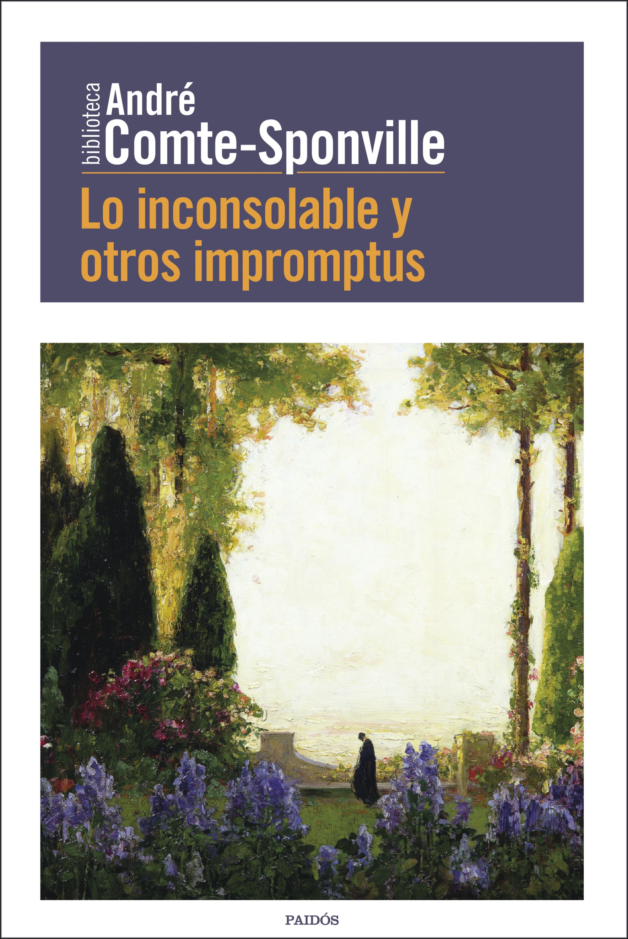 Portada Lo inconsolable y otros impromptus