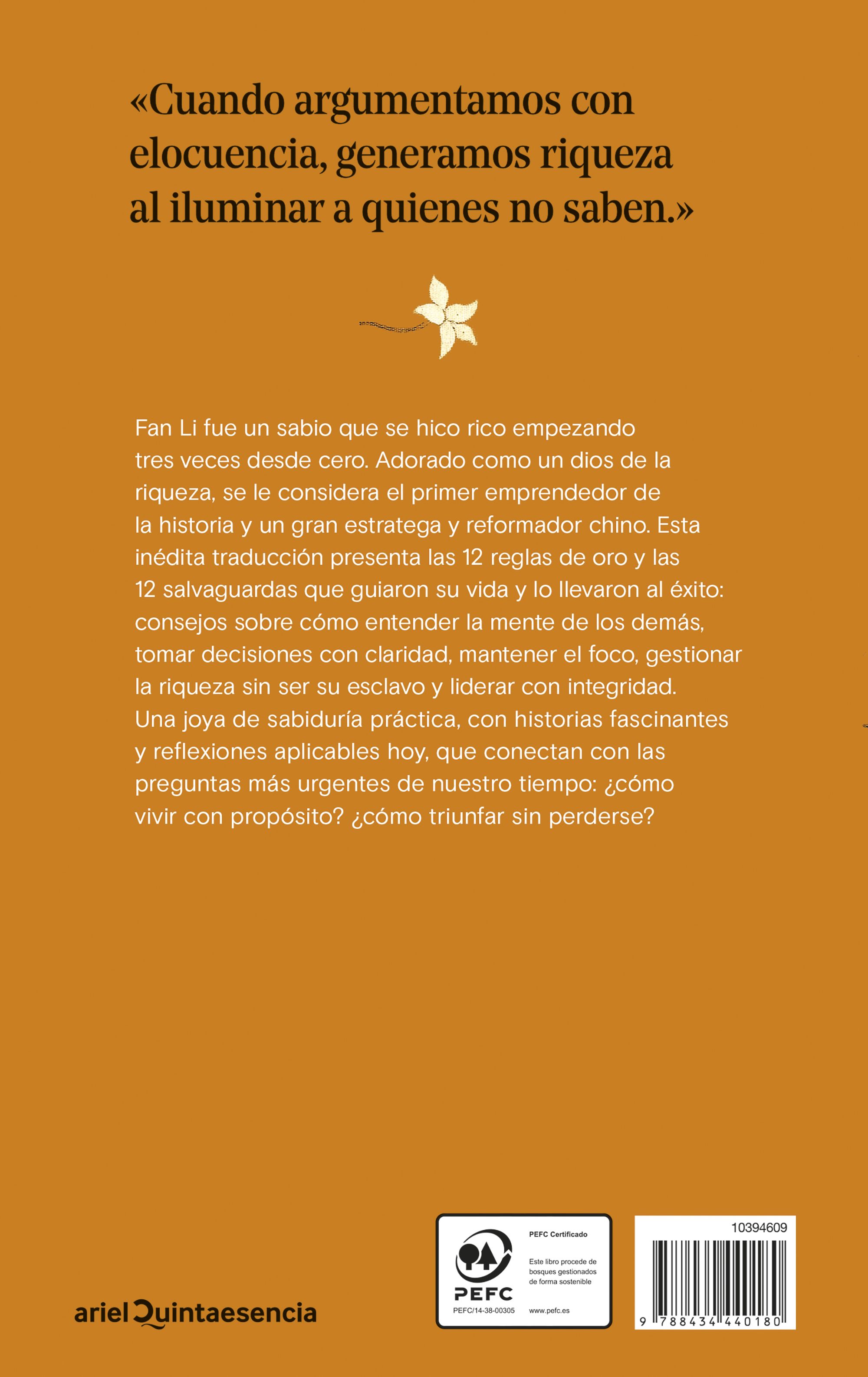 Miniatura contraportada Las reglas de oro para vivir y prosperar