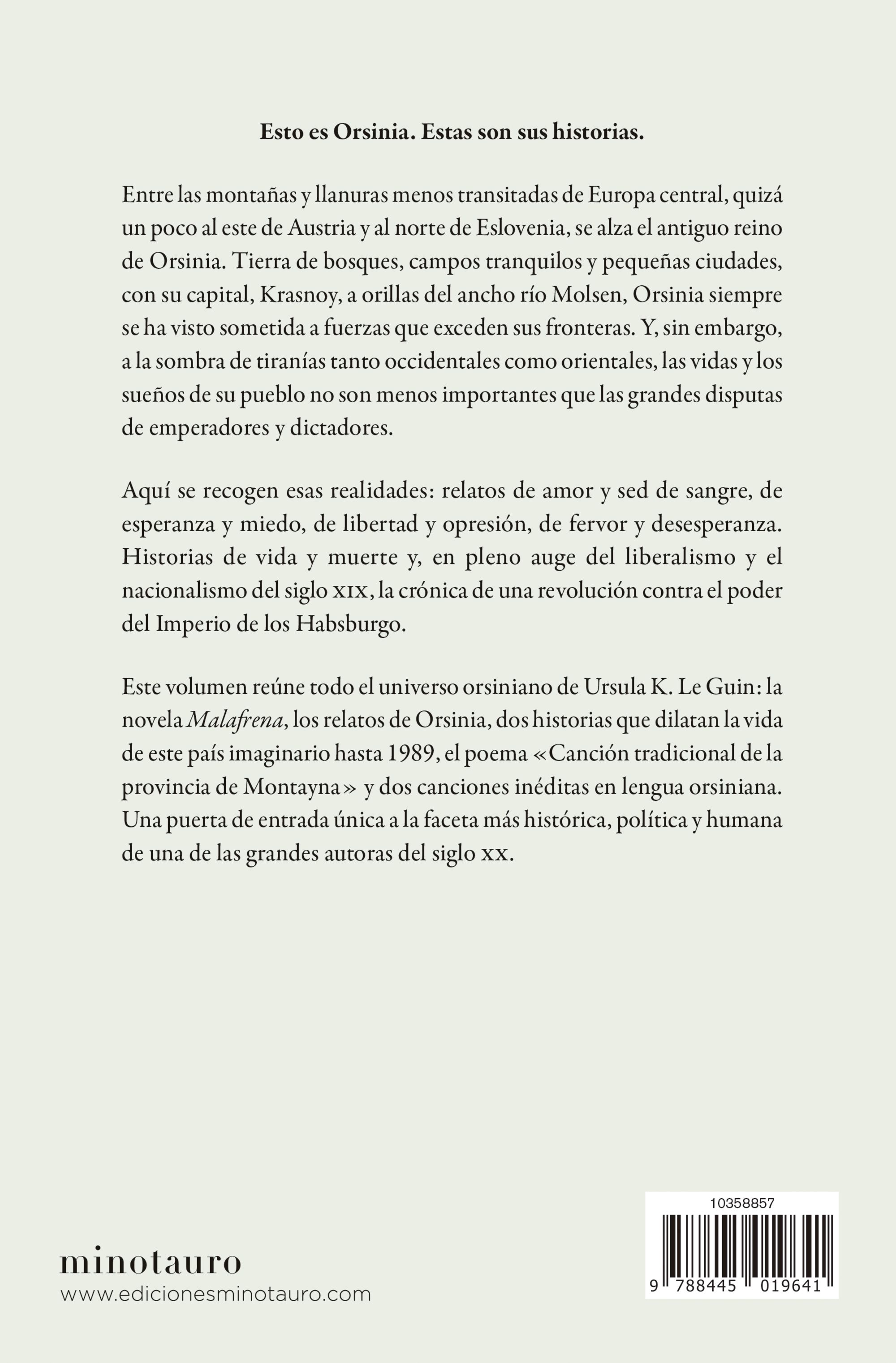 Miniatura contraportada Orsinia