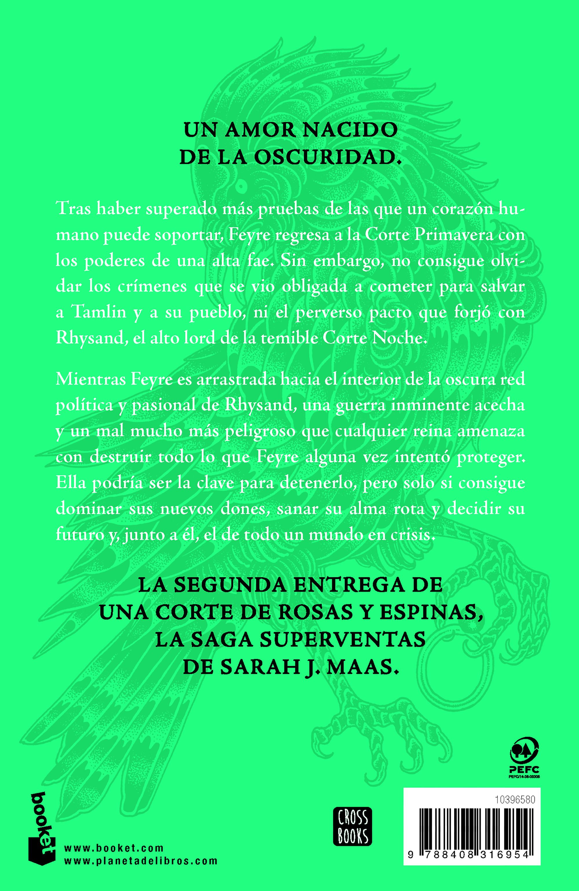 Miniatura contraportada TD Una corte de niebla y furia