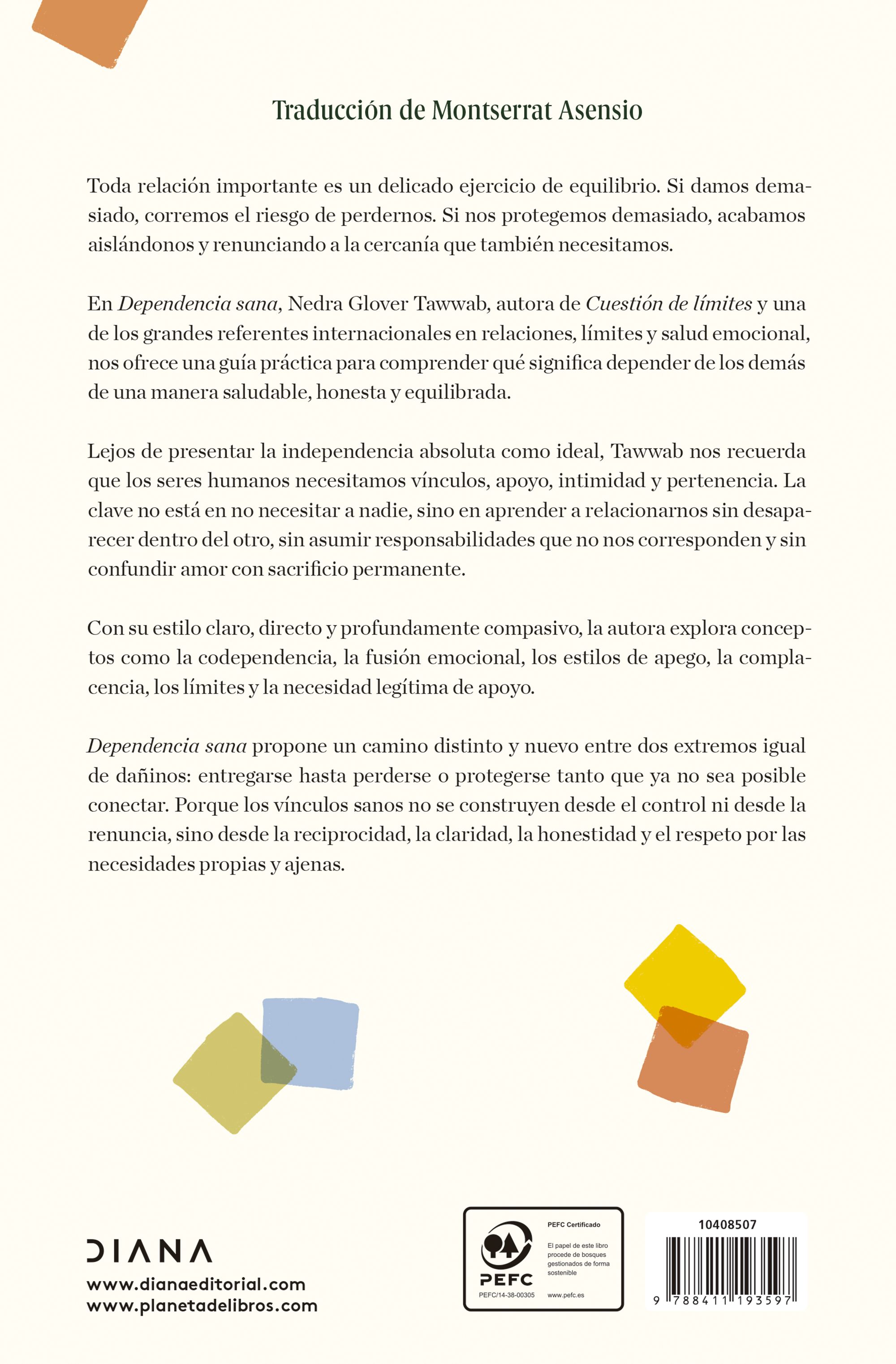 Miniatura contraportada Dependencia sana
