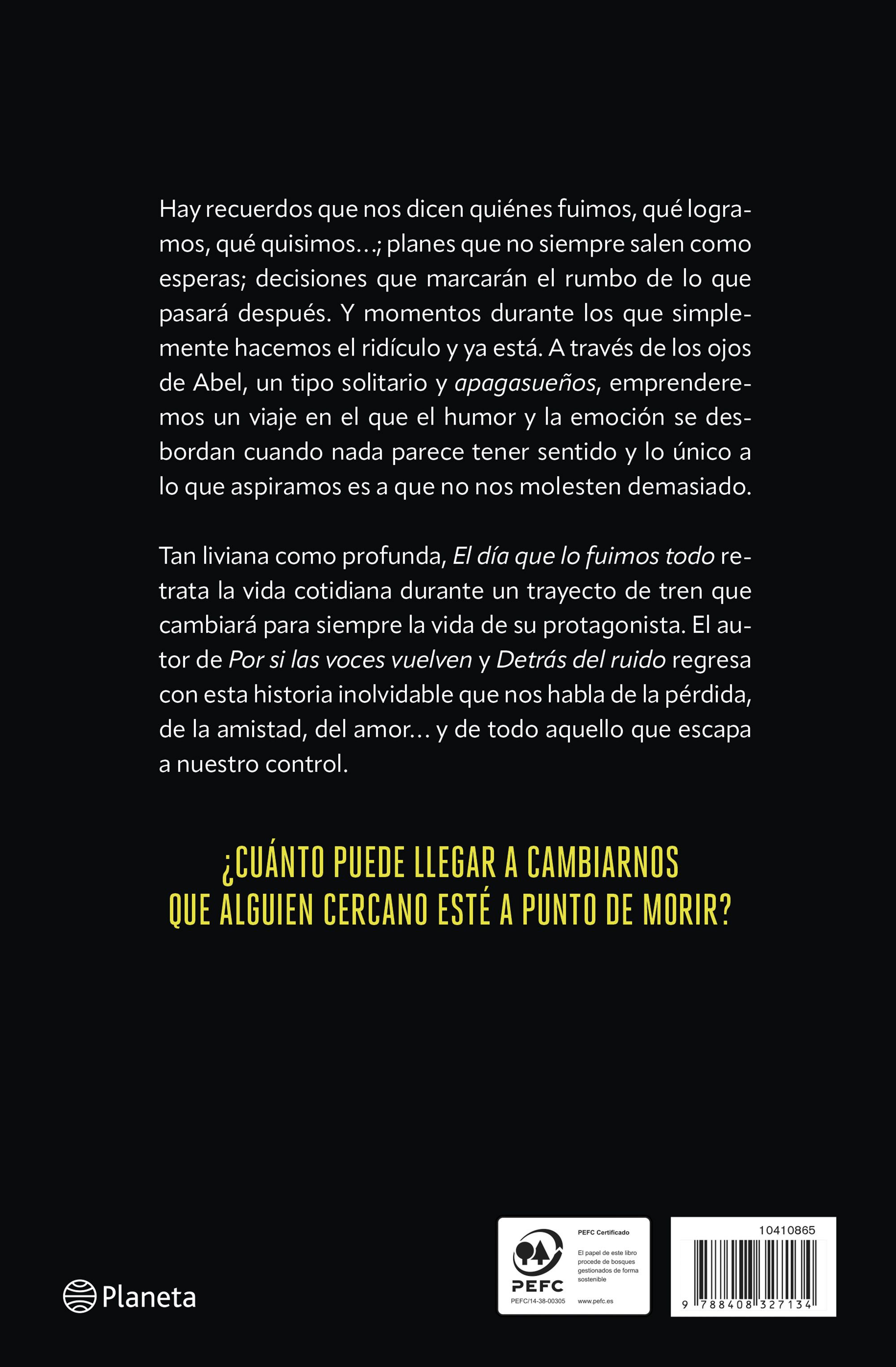 Miniatura contraportada El día que lo fuimos todo