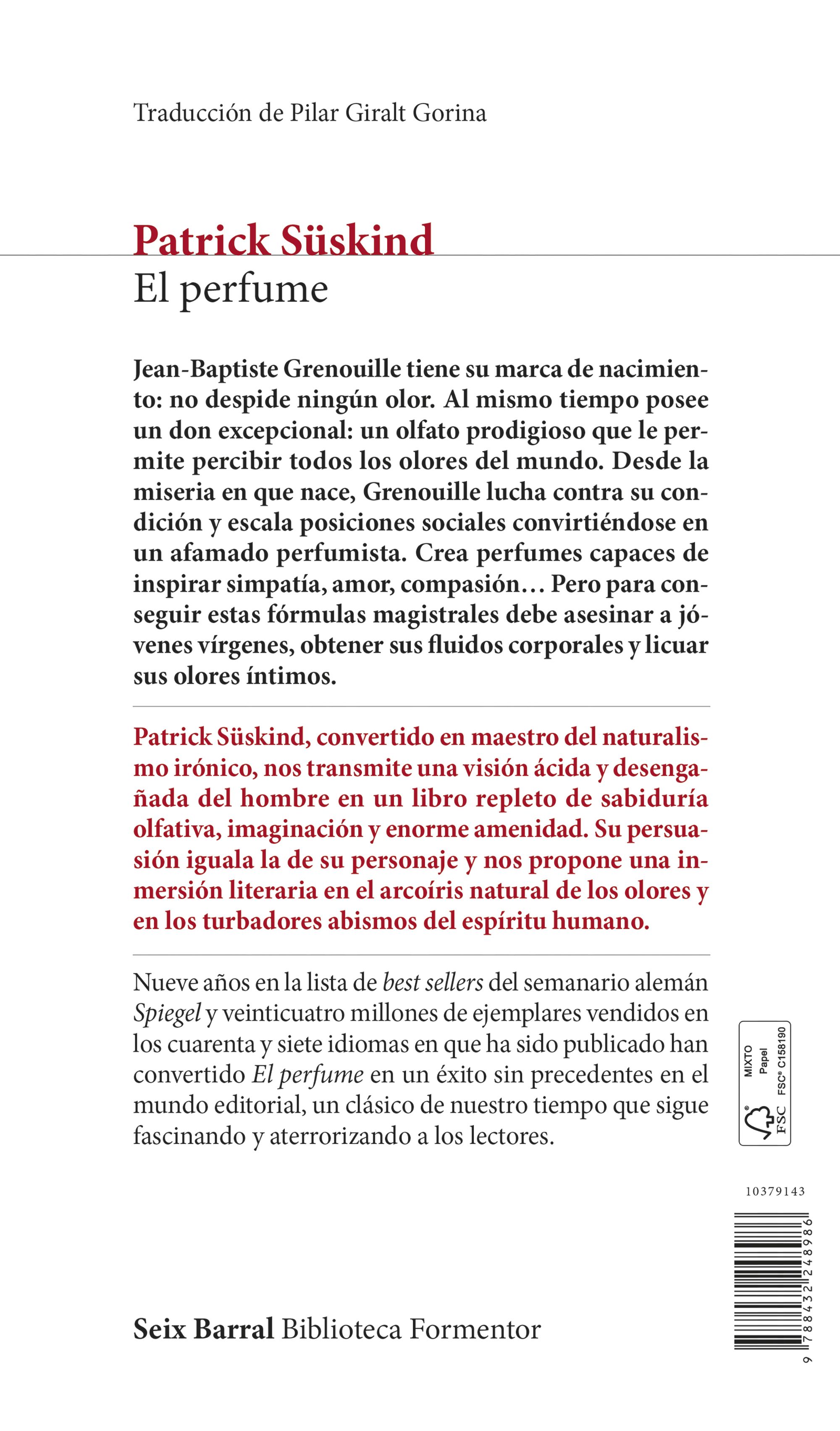 Miniatura contraportada El perfume