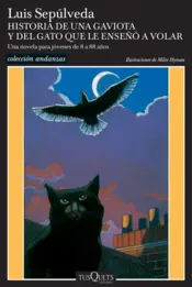 Portada Historia de una gaviota y del gato que le enseñó a volar