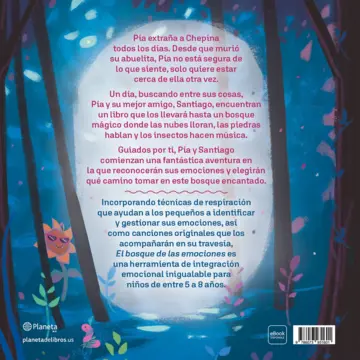 Contraportada TD. El bosque de las emociones (Spanish Edition)