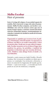 Miniatura contraportada Huir al presente