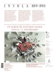 Portada Un álbum de nuestras letras. Ínsula, 75 aniversario (Ínsula nº 889-890)