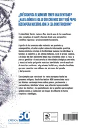 Miniatura contraportada Identidad