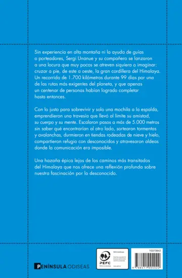 Contraportada El sendero de las nubes