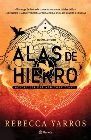 Portada Alas de hierro (Empíreo 2)