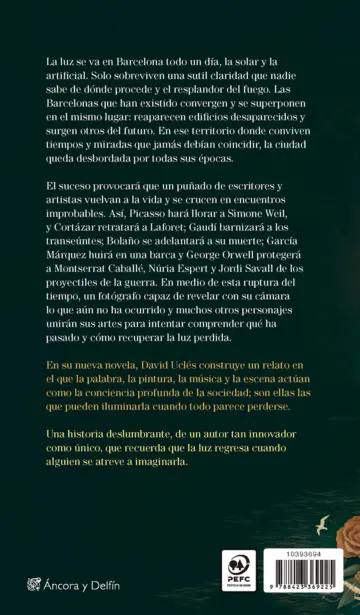 Contraportada La ciudad de las luces muertas