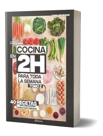 Portada Cocina en 2 horas para toda la semana. Tomo 2