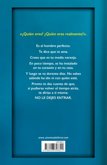 Contraportada No lo dejes entrar