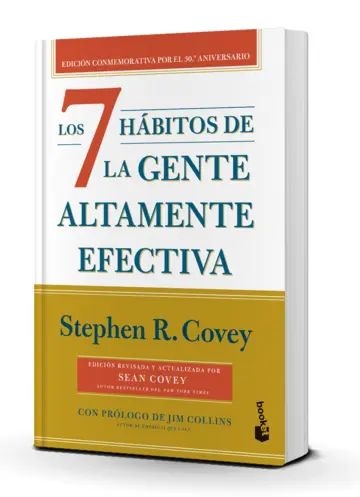 Portada Los 7 hábitos de la gente altamente efectiva (30.º aniversario) Spanish Edition