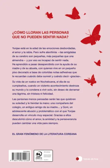 Contraportada Almendra (edición ilustrada)