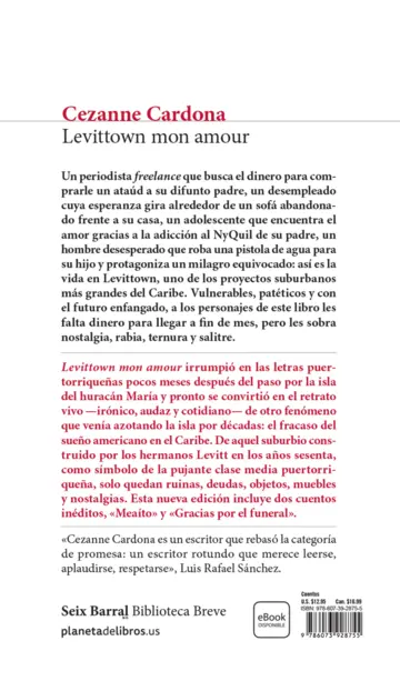 Contraportada Levittown mon amour (Spanish Edition)