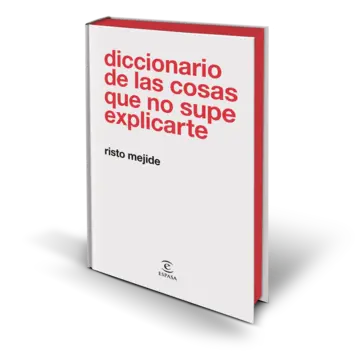 Portada Diccionario de las cosas que no supe explicarte