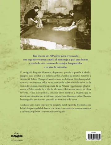Contraportada 100 oficios para el recuerdo (volumen 2)