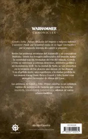 Miniatura contraportada Las aventuras de Gotrek y Félix Omnibus nº 01/06 (NE)