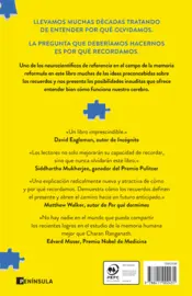 Miniatura contraportada Por qué recordamos