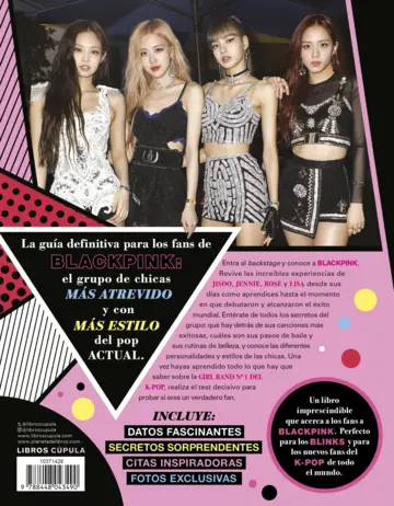 Contraportada Blackpink. Nueva edición actualizada