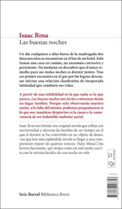 Miniatura contraportada Las buenas noches