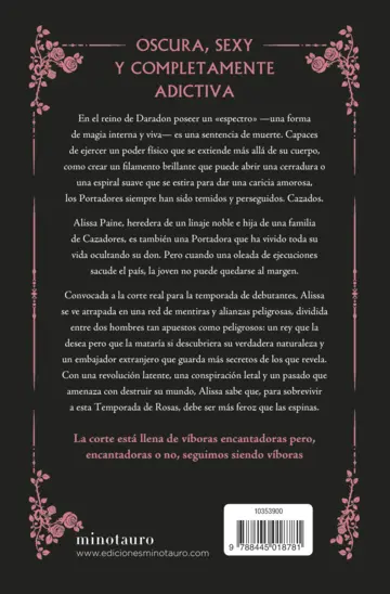 Contraportada Thorn Season (Espinas 1)