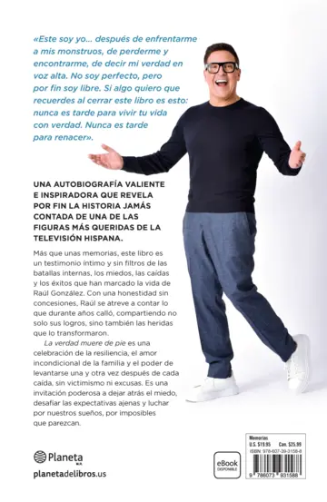 Contraportada La verdad muere de pie (Spanish Edition)