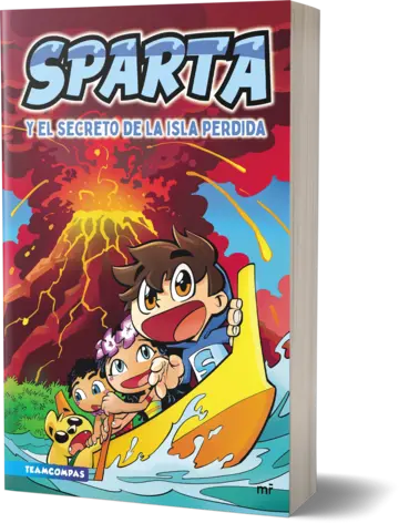 Portada Sparta y el secreto de la isla perdida