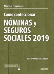 Portada Cómo confeccionar nóminas y seguros sociales 2019