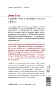 Miniatura contraportada Cuando veas a mi madre, sácala a bailar