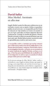 Miniatura contraportada Miss Merkel. Asesinato en alta mar