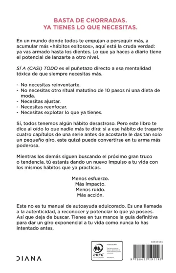 Contraportada Sí a (casi) todo