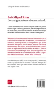 Miniatura contraportada Los amigos míos se viven muriendo
