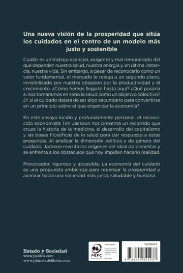 Contraportada La economía del cuidado