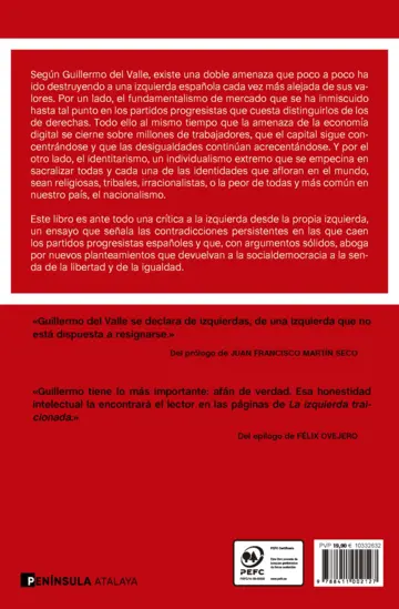 Contraportada La izquierda traicionada