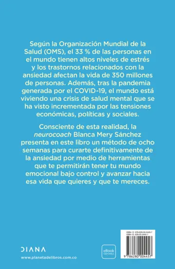 Contraportada De ansiosos y agotados a tranquilos y enfocados