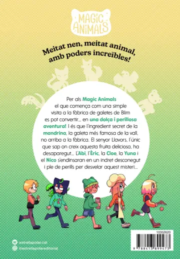 Contraportada Magic Animals 3. La ardilla vampira