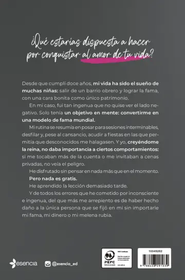 Contraportada Antes de que te eche de menos