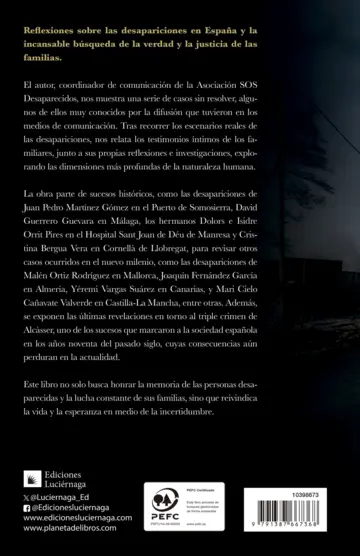 Contraportada Desapariciones