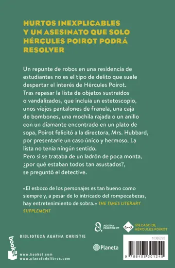 Contraportada Asesinato en la calle Hickory