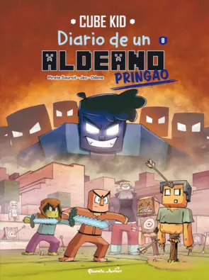Portada Minecraft. Diario de un aldeano pringao. Cómic 8