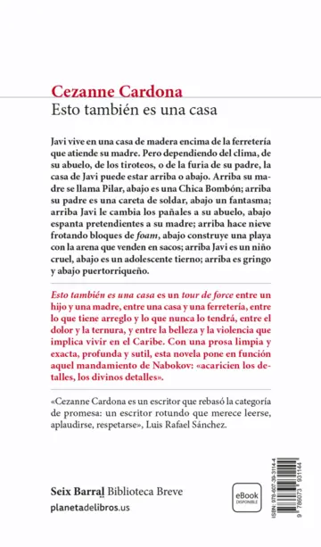 Contraportada Esto también es una casa (Spanish Edition)