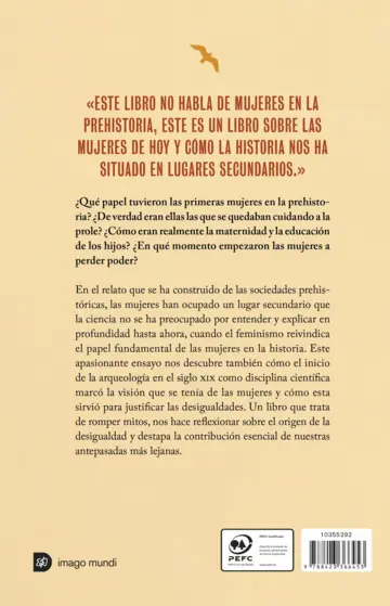 Contraportada Prehistorias de mujeres