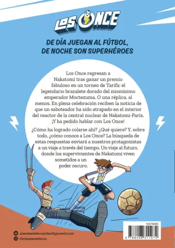 Contraportada Los Once 10. El brazalete dorado