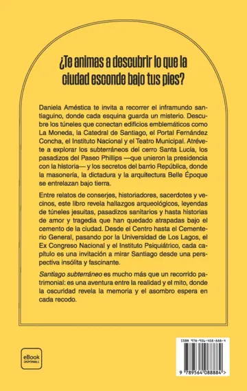 Contraportada Santiago subterráneo