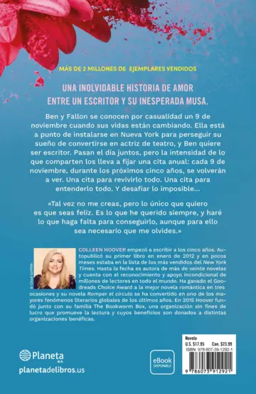 Contraportada 9 de noviembre (Spanish Edition)