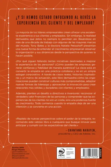 Contraportada Empatía en acción